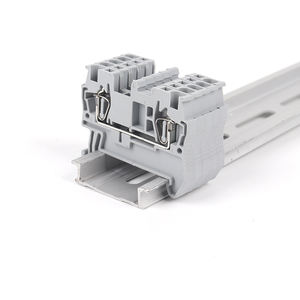 ST 1.5-PE ワイヤ端子コネクタ ユニバーサル接地電気フィードスルー接地スプリング DIN レールバリア端子台 - Product Image 6