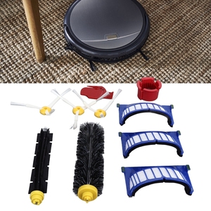 Kits de nettoyage de brosses latérales et de filtres à rouleaux, pièces de rechange pour <span class=keywords><strong>Roomba</strong></span> <span class=keywords><strong>600</strong></span> 675 690 670 671 - Product Image 5
