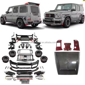 Nuovo Kit Carrozzeria in Fibra di Carbonio Stile <span class=keywords><strong>B</strong></span> G900, Paraurti e Cerchi Aggiornati per Mercedes-Benz Classe <span class=keywords><strong>G</strong></span> W464/W463A/G63/G500 - Replica Originale 1:1 - Product Image 1