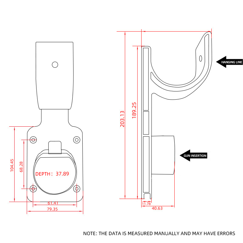 держатель кабеля типа 1 ev