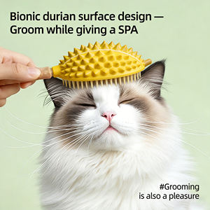 Cepillo Removedor de Pelo para Mascotas con Forma de Durián, Diseño Nuevo, Venta al por Mayor de Fábrica, Reutilizable, Peine de Masaje para Mascotas - Product Image 5