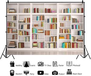 Prix usine fond en direct toile de fond école bibliothèque étude étagère arrière-plans <span class=keywords><strong>photographiques</strong></span> personnalisés pour Studio Photo - Product Image 2