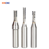 Fraise à bois TCT CNC à 3 cannelures en carbure de tungstène haute vitesse, personnalisable ODM OEM