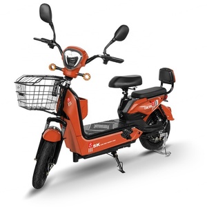 Scooter Eléctrico Económico de 14 Pulgadas, 48V 12A, Bicicleta Eléctrica de Dos Plazas para Adultos, 350W, Bicicleta Eléctrica de Largo Alcance - Product Image 5