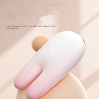 Diskreter Klitoris-Vibrator in Hasenform aus Flüssigsilikon, Nippel-Stimulator, Klitoris-Massagegerät, Sexspielzeug für Frauen zur Klitoralstimulation und Orgasmus