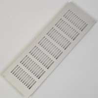 Grille d'aération en aluminium emboutie sur mesure pour armoire de stockage de batteries, fabrication de tôlerie