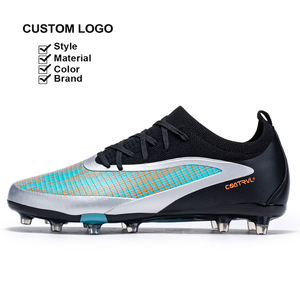 Chaussures <span class=keywords><strong>de</strong></span> football unisexes légères, respirantes, durables, crampons longs FG, confortables, grande taille, chaussures <span class=keywords><strong>de</strong></span> football basses - Product Image 1