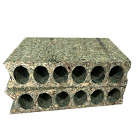 Panneau de particules de peuplier tubulaire creux Zequanwood, prix usine, 2090*770*33mm, vert, résistant à l'humidité, finition 3 couches