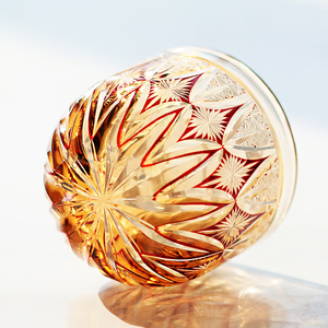 Design classico per feste di tè e vino per tavoli da ristorante fatto a mano in stile Edo Kiriko - Product Image 4