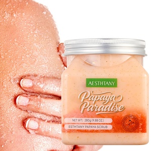 AESTHTANY Scrub Corpo Levigante alla Papaya con Granuli di Noce, Complesso Papaya e Niacinamide, Trattamento Rivitalizzante per Uniformare il Pigmento - Product Image 6