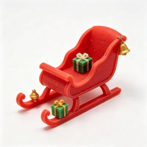 Figurines de Noël personnalisées en PLA imprimées en 3D, Père Noël, rennes, décoration de bureau, ornement de Noël personnalisé - Product Image 3