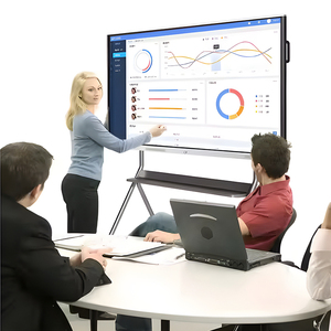 Pantalla LED Digital OEM de 55 Pulgadas, Pantalla Táctil Interactiva LCD Plana, Pizarra Inteligente Educativa, Pizarra Electrónica Digital - Product Image 1