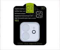 Film de protection d'objectif d'appareil photo pour iPhone 18 17 16 15 14 13 Pro Max, protection d'écran en verre trempé à couverture intégrale, verre de protection d'objectif