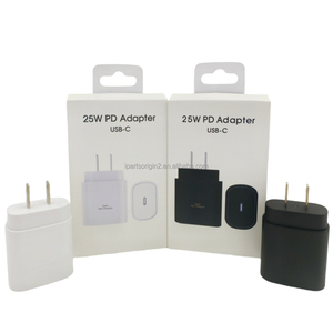 25w us ue uk plug chargeur super rapide pd usb-c adaptateur secteur pour samsung s7e s8 s8 + s9 s9 + s10 s10e s10 + s20 s20 + s20u - Product Image 2