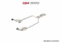 Tuyau d'échappement en acier inoxydable avec silencieux et valves pour BENZ CLS320 CLS400 E320 E400 3.0T