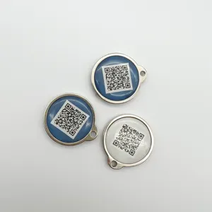 带戒指的定制媒体NFC金属环氧标签射频识别钥匙扣