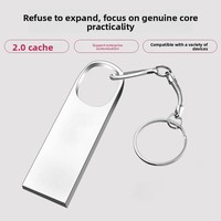 Clés USB Métalliques Haute Vitesse Nouveauté Créative en Gros - 32 Go/64 Go/128 Go Compatibles Téléphone et Audio Voiture Gravure Personnalisée