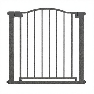 Barrière de sécurité enfant en acier et plastique à fermeture automatique, installation facile, fixation par <span class=keywords><strong>pression</strong></span>, pour maison, <span class=keywords><strong>escalier</strong></span>, toilettes - Modèle Walk Door - Product Image 4