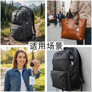 Hoverable Outdoor Carabiner Anti Theft Key <b>Chain</b> <b>Heavy</b> <b>Duty</b> Steel Wire Rope Retractable Buckle For Men's Handbags - Product Image 5