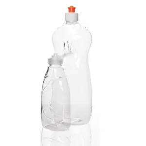 厂家批发500毫升空塑料液体洗涤剂瓶洗碗塑料容器带翻盖