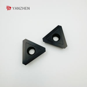 Yanzhen TPEX3307 Fresa de alta precisión Herramienta de corte de acero de aleación resistente al desgaste Insertar HRC65HRC 10-12 Ángulo de hélice - Product Image 1