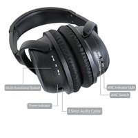 Headset Nirkabel 5.0 ANC Berkualitas Tinggi dengan Peredam Kebisingan Aktif dan Diafragma Getar Membran Komposit 40mm