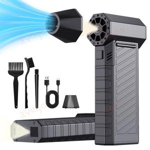 Ventilateur sans fil haute vitesse 180W à moteur brushless, souffleur de poussière puissant rechargeable 130000 tr/min, mini ventilateur sans fil - Product Image 3