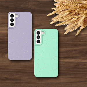 Custodia per cellulare completamente biodegradabile per <span class=keywords><strong>Smartphone</strong></span> con paglia di grano ecologica per piante naturali per Cover <span class=keywords><strong>Samsung</strong></span> Galaxy S22 - Product Image 1