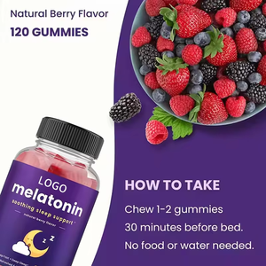 Melatonin Gummies cho người lớn cải thiện chất lượng giấc ngủ điều chỉnh sinh học đồng hồ điều chỉnh hệ thống miễn dịch có tác dụng chống oxy hóa - Product Image 4
