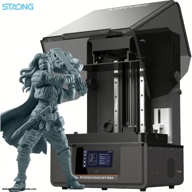 New for Photon Mono M7 MAX High Speed Large Size 298mm*164mm*300mm Intelligent-Assist Print Resin LCD 3D Printer