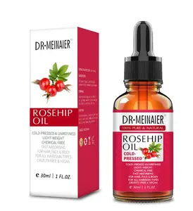 Rosehip minyak pelembap anti-penuaan, minyak pencerah wajah dan rambut 30ml