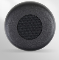 Almohadillas de Repuesto para Auriculares Jabra Evolve 20, 20SE, 30, 30 II, 40, 65, de Cuero Proteico y Esponja de Alta Elasticidad