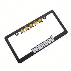 Design Customized Logo Metal License Plate Bracket Creative Car License Plate Decorative Protection <b>Frame</b> - Product Image 1