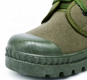 Canvas Laarzen Xinxing Olijfgroene Laarzen Gevulkaniseerde <span class=keywords><strong>Dms</strong></span> Rubberen Buitenzool Canvas Laarzen - Product Image 2