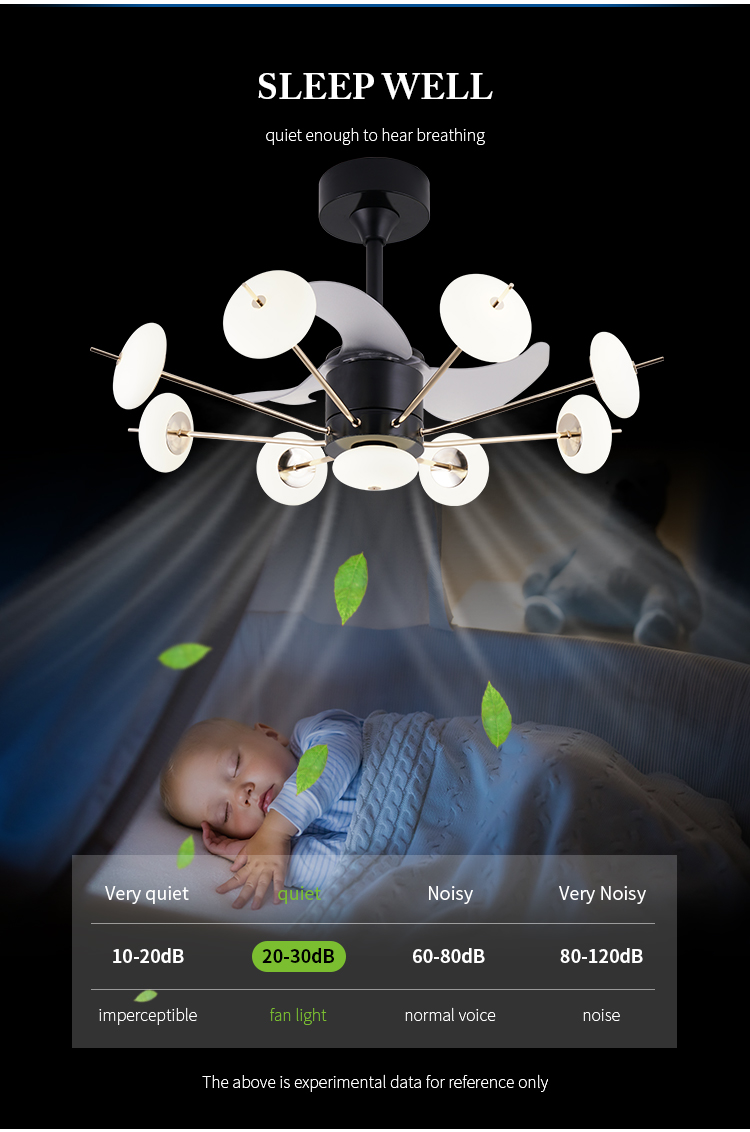 Breezelux  modern simple household dining room ceiling fan lamp  LED ceiling lamp
