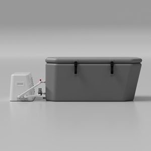 Baignoire de trempage froide pour entrepôt avec refroidisseur d'eau 1 CV certifié CE, pour bain de glace - Product Image 5