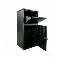 Boîte aux lettres de livraison en acier galvanisé durable pour l'extérieur, boîte à colis pour appartement, boîte de livraison de colis