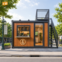caf conteneur Container Maisons préfabriquées Flatpack 40Ft Maison préfabriquée Magasin modulaire Restaurant
