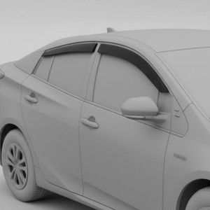 Visera para Ventana de Coche, Protector de Lluvia para Toyota <span class=keywords><strong>Prius</strong></span> <span class=keywords><strong>Prius</strong></span> C <span class=keywords><strong>Prius</strong></span> V 2006-2021 Híbrido, Acrílico Ahumado, Adhesivo, 4 Piezas - Product Image 2
