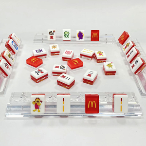 Fichas de Mahjong de Plástico Transparente de Lujo Personalizadas para Regalos de Fiesta - Product Image 3