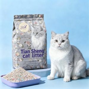 Hızlı Topaklanan Düşük Tozlu %99 Tozsuz Yüksek Emici Özellikli Çevre Dostu Sodyum Bazlı Bentonit Küresel Hafif Kedi Kumu - Product Image 1