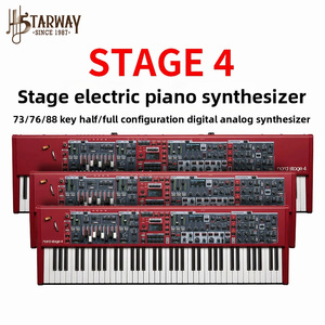 <span class=keywords><strong>Nord</strong></span> <span class=keywords><strong>Stage</strong></span> 4 Clavier de scène numérique <span class=keywords><strong>88</strong></span> touches avec fonction de synthétiseur, pour performance et composition, entièrement équipé, à mécanique à marteaux lourds - Product Image 1