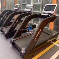 Tapis roulant commercial robuste YG FITNESS YG-T002 avec console à écran tactile intelligent, équipement de cardio-training pour salle de sport