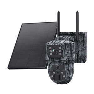 Caméra de chasse solaire AOV 1080p, étanche, camouflage extérieur, avec vision nocturne et interphone vocal - Product Image 1