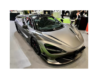 Convient pour McLaren 720S Upgraded Ry Style Carbon Fiber Front and Rear Diffuser Side Skirts and Rear Spoiler Body Kit