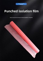 Film de transfert perforé rose premium, épaisseur 2 mm, pour infusion sous vide, résistant aux températures jusqu'à 150°C, en résine PE PP pour moulage par transfert