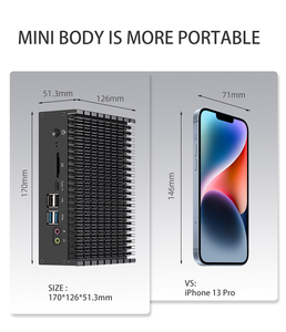 Wg1 cao cấp xách tay Mini PC Nhà Thông Minh Cổng mạng máy tính mini với 16GB DDR4 và 512GB không quạt phổ biến trong AU chúng tôi phích cắm - Product Image 3