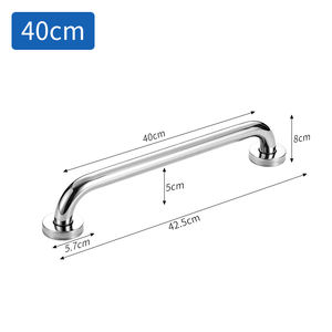 Door Pull <b>Handle</b> Outdoor Handicap Safety Anti-Slip Stainless Steel Bathroom Grab Bars - Product Image 5
