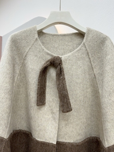 <span class=keywords><strong>Manteau</strong></span> en fourrure de renard mi-longue, couleur assortie, double face, en <span class=keywords><strong>laine</strong></span>, pour femmes - Product Image 6