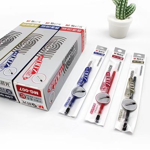 Recambio de Bolígrafo de Gel M&G MG-007, 0.5 mm, Negro, Azul, Rojo, Cartucho de Tinta para Oficina y Escuela - Product Image 3